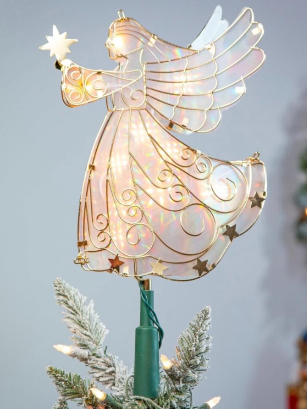 Lighted Angel Tree Topper - Picture 3 of 4